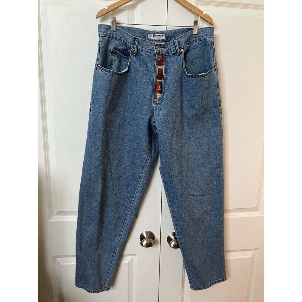 Vintage Request Jeans 2000s 90s 36" Blue Straight Leg Denim Dad Mom Y2K